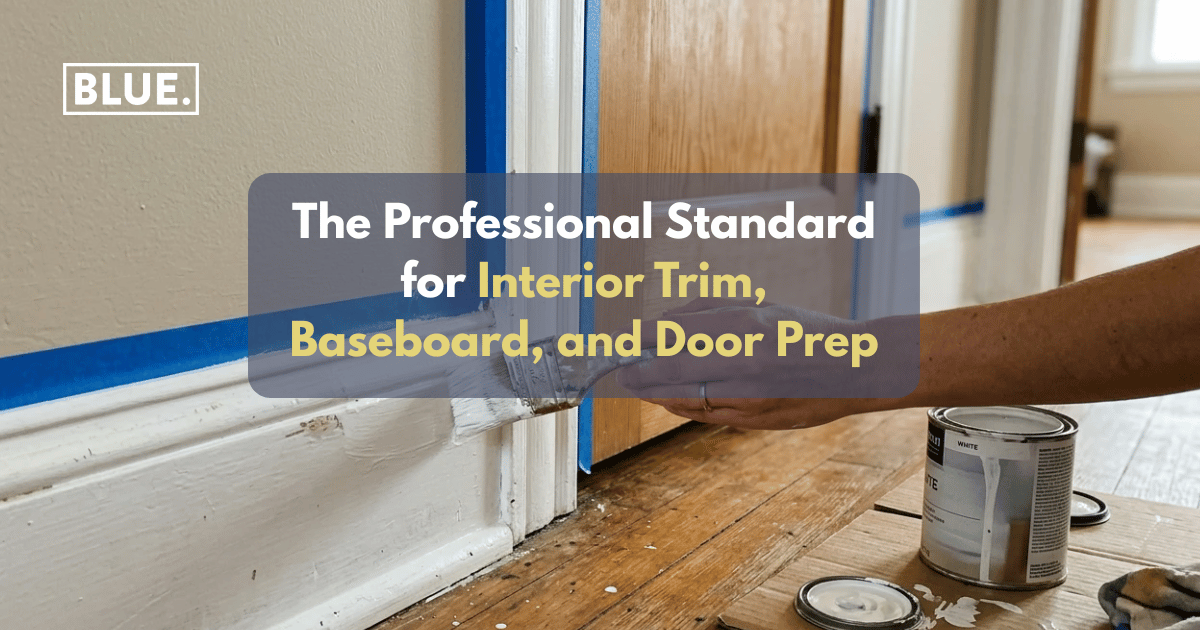 The Professional Standard for Interior Trim, Baseboard, and Door Prep
